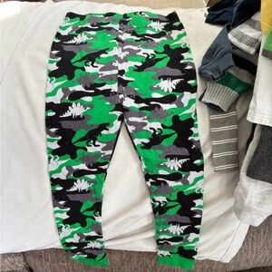 Kids Dinosaur Camo Print Joggers